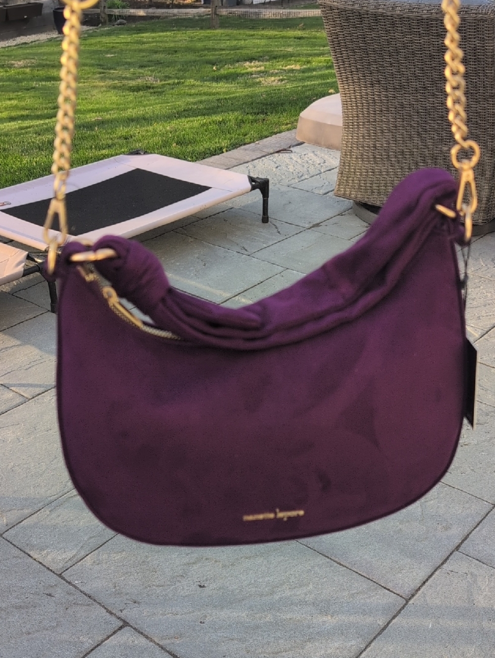 Nabette Lepore NWT Marlie  Plumberry Convertible Bag. Gorgeous PURPLE